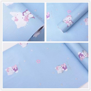 5m giấy decal cuộn hello kitty 2 binbin dt107