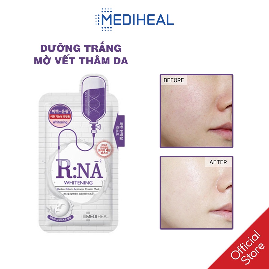 [Nhập mã COSMH22 giảm 8%] Mặt Nạ Làm Trắng Sáng Da Mediheal R:NA Proatin Mask 25ml [K20]