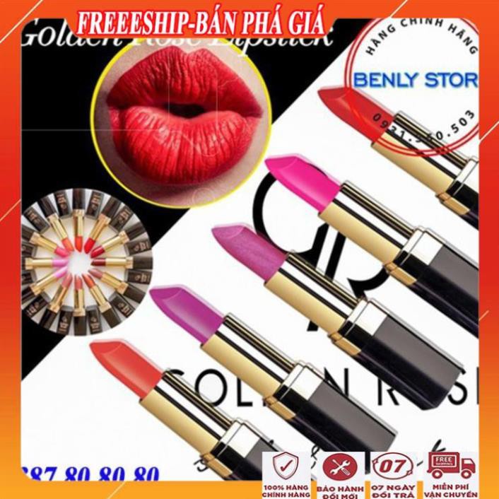 Son môi đẹp lipstick golden rose/Son lì cao cấp không lem, không trôi,siêu mềm mượt quyến rũ