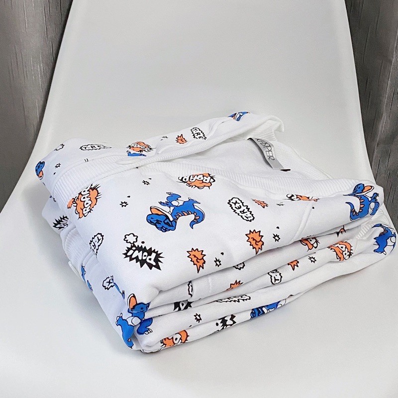 Áo Cardigan Hoạ Tiết KhungLong Cute ulzzang unisex ( ảnh thật + hàng sẵn ) | BigBuy360 - bigbuy360.vn