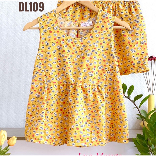 [SIÊU RẺ] Đồ Bộ Nữ Mặc Nhà LUCKY Ngắn Babydoll Xinh Xắn Vải Mềm Mát