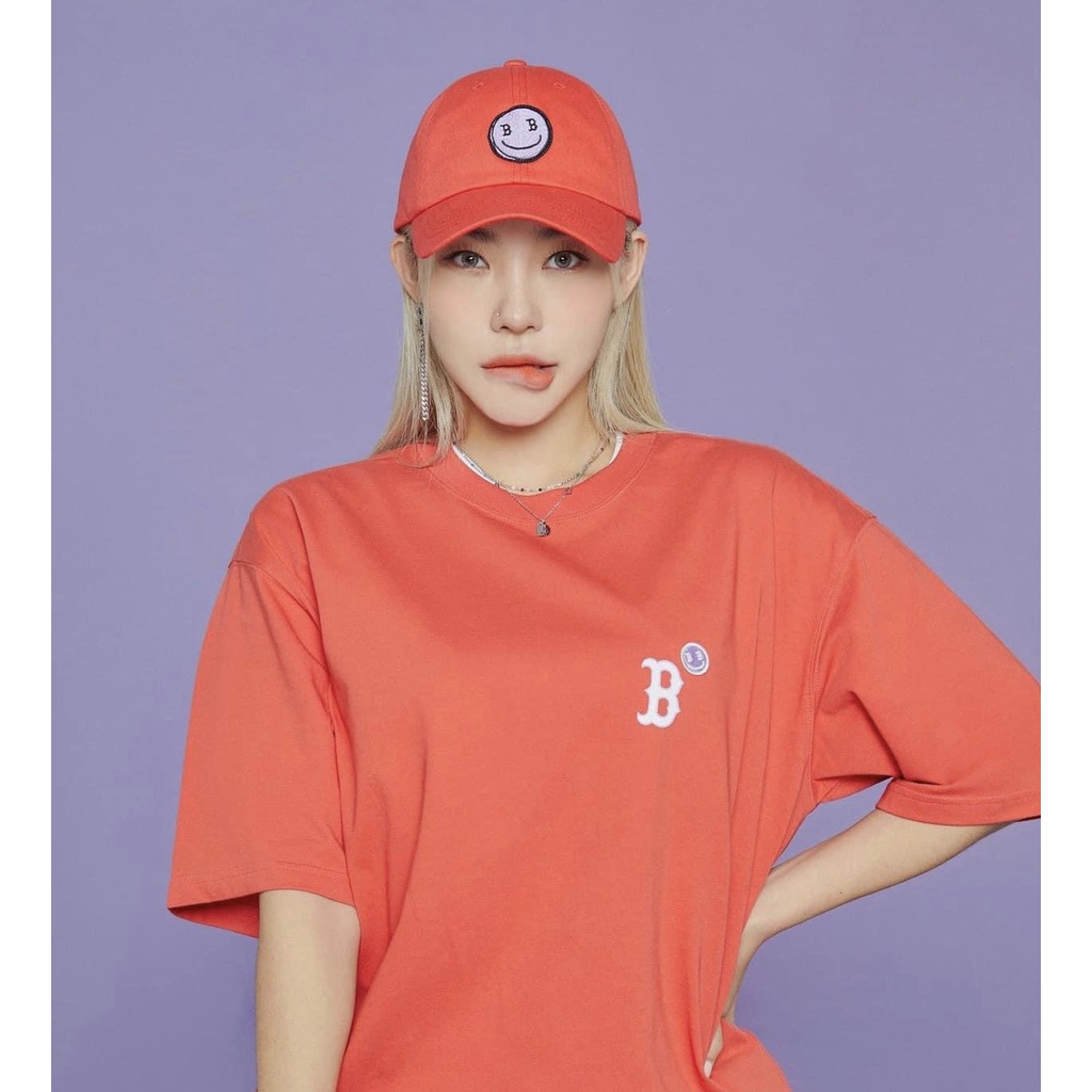 Áo thun tay lỡ MLB mặt cười ,áo thun unisex street style , Cocmer_vn