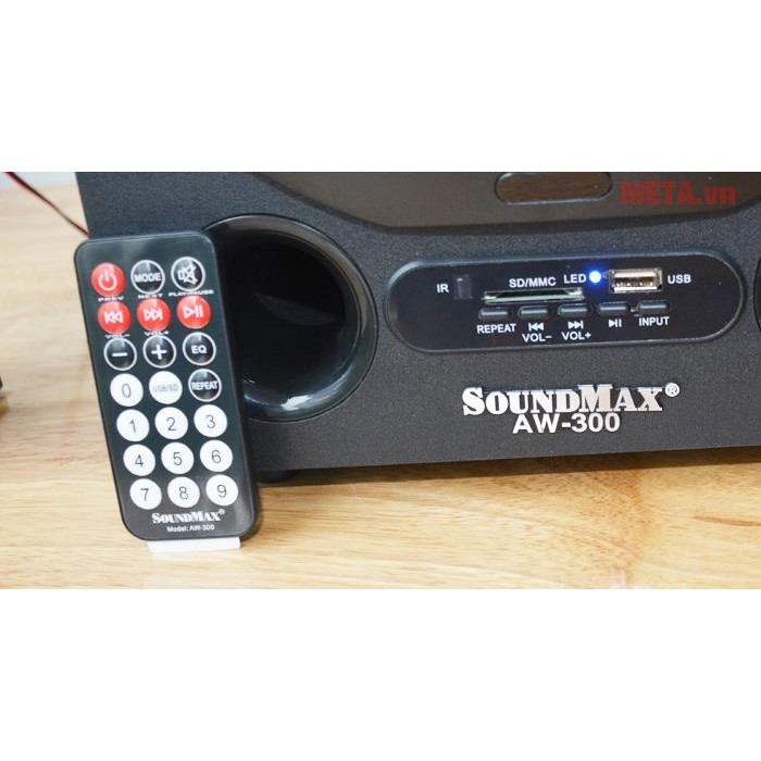 Loa Vi Tính SoundMax AW-300/2.1 80W CHÍNH HÃNG