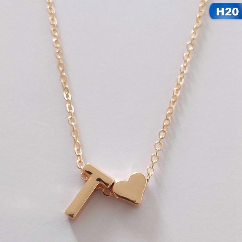 Tmdbyx Dây chuyền mặt hình 26 chữ cái độc đáo thời trang
