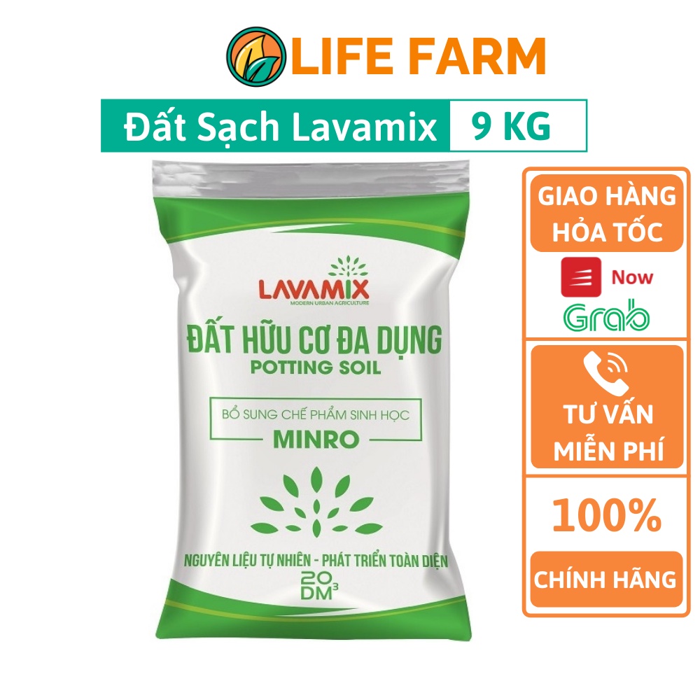 Đất Sạch Đất Hữu Cơ Đa Dụng Lavamix 20dm3 9kg DLV-001-20DM