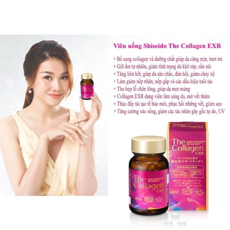 Viên uống Shiseido The Collagen EXR 126 viên Nhật Bản
