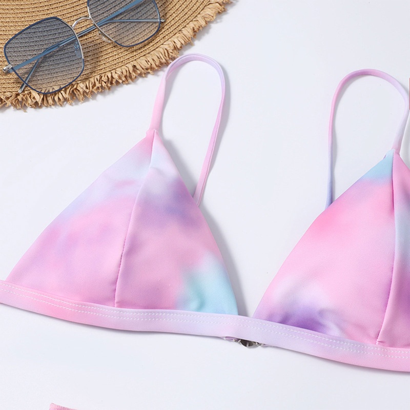 Bộ Đồ Bơi Ba Mảnh Thắt Nút Quyến Rũ Thời Trang Dành Cho Nữ