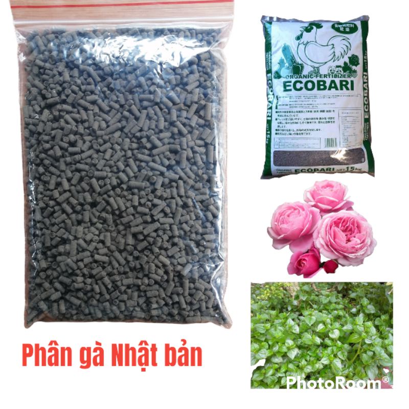 500gr Phân gà Nhật bản hữu cơ viên nén đã qua xử lý, an toàn - 100% nguyên liệu phân gà nguyên chất + Npk 3,5-2-2
