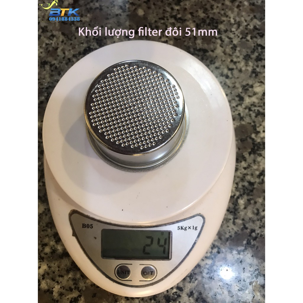 Filter double 51mm - Giỏ Lọc Đôi 51mm