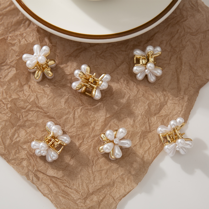 Kẹp Tóc Frenchpearlfrlowerhairpinsmallclip
