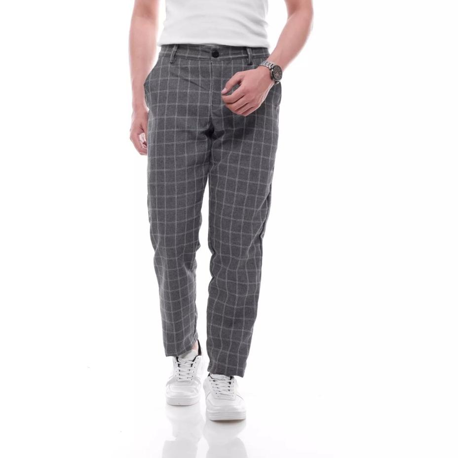 Mô hình TARTAN PANTS màu đen Qczp QUALITY PREMI Box