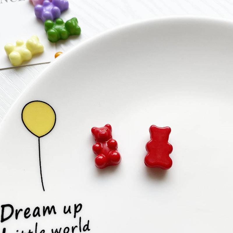 Set 2 Phụ Kiện Nút Giày Thời Trang#Kẹo Cầu Vồng Loạt Gấu