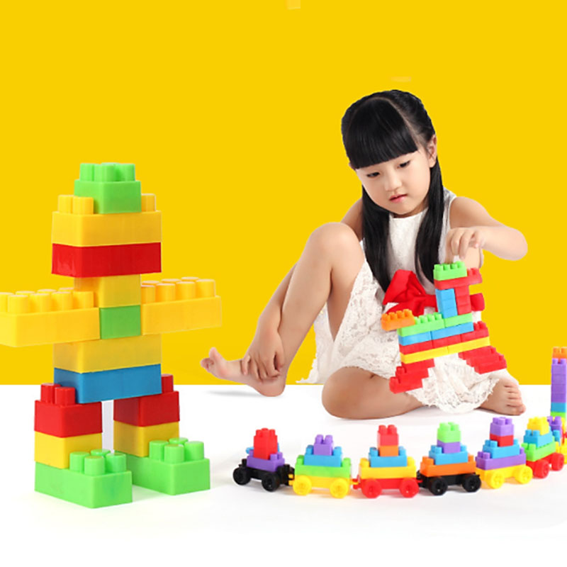 Bộ đồ chơi khối xây dựng hạt lớn an toàn cho trẻ em