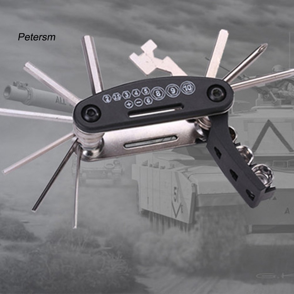 Bộ Phụ Tùng Sửa Xe Đạp Chuyên Dụng Đa Chức Năng 16 Trong 1