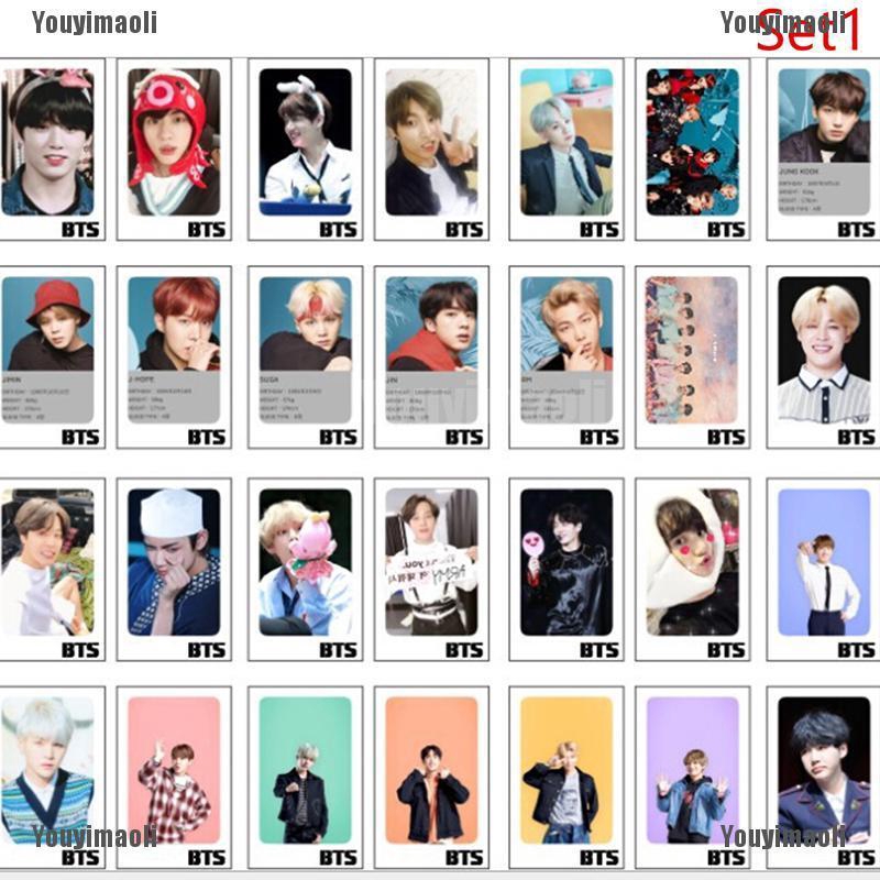 Set 32 Tấm Ảnh Lomo Card J-hope Suga Jimin Hd