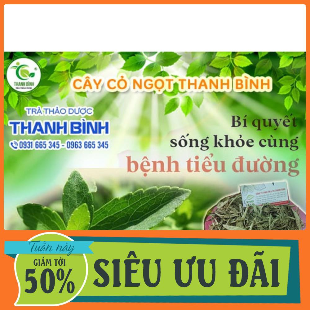 Cây Cỏ Ngọt 500g - Loại Cao Cấp - Thảo Dược Cho Sức Khỏe