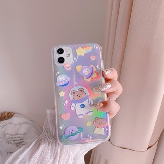 ỐP IPHONE XR 11 PRO ỐP GẤU PHI HÀNH GIA PHẢN QUANG