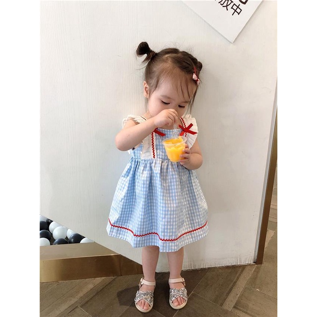 Đầm Công Chúa Sát Nách Thiết Kế Dễ Thương Cho Bé Gái