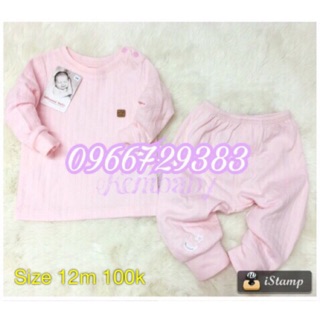 Bộ cài vai vải thở Momma thu đông