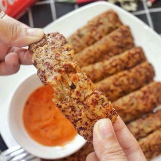 Chả bì huyền thoại _ chả bì tuổi thơ kèm tương ớt