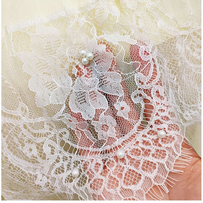 #1107 CHÂN VÁY VON PHỐI REN LÓT LỤA CAO CẤP