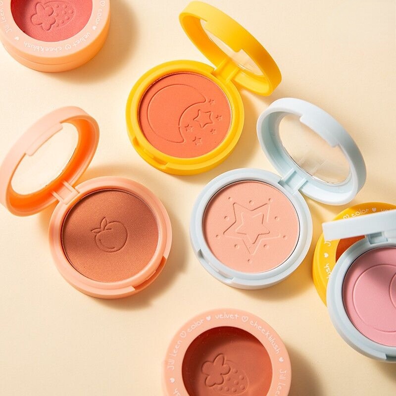 Phấn Má Hồng Màu Cam Lì Làm Sáng Tông Màu Da Hiệu LEEN