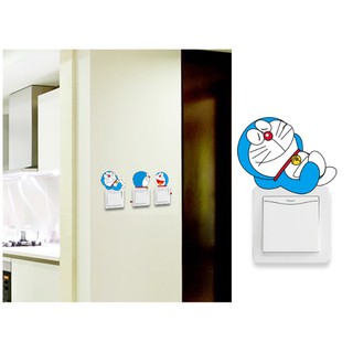 Decal dán Công Tắc Đèn - Hình Doremon