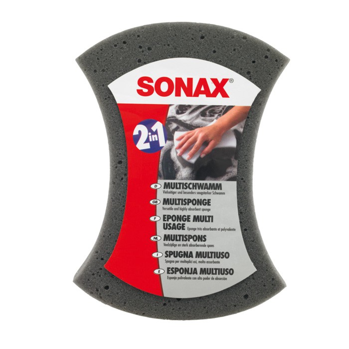 Bọt biển rửa xe Sonax 2-in-1 Multi sponge