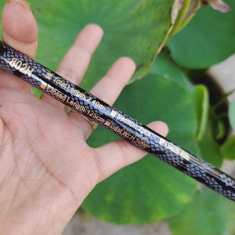 Cần Lure vân Da Rắn siêu khoẻ