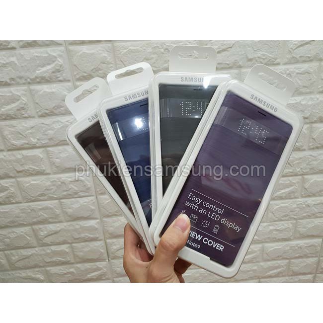 [RẺ]Bao da Led view cover Galaxy Note 9 zin hãng Samsung cực chất
