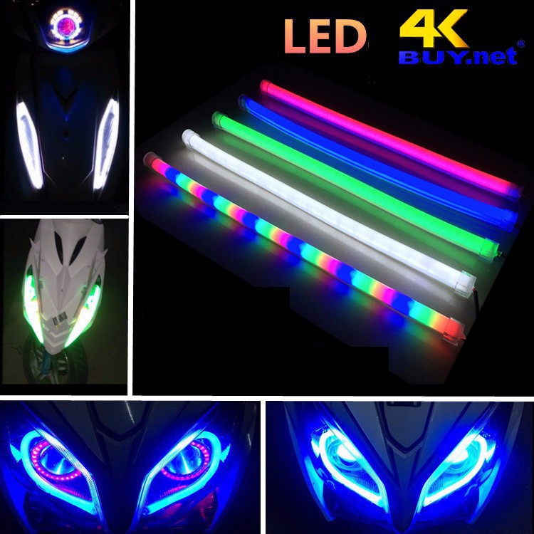 CẶP LED ĐỘ ĐÈN DEMI,XINHAN,SƯƠNG MÙ CHO XE MÁY 12V 20CM