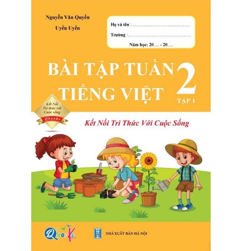 Sách - Trọn Bộ Bài Tập Tuần, Đề Kiểm Tra Toán và Tiếng Việt Lớp 2 - Kết Nối - Cả năm học (8 quyển)