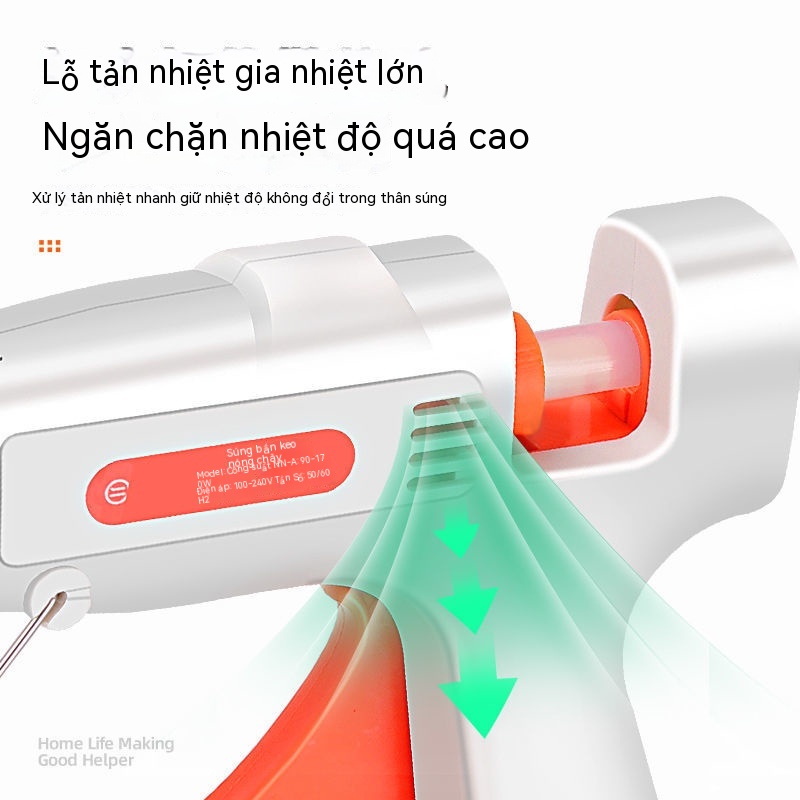 🔥Súng bắn keo nóng chảy gia dụng thủ công que sưởi điện keo lấy keo que nóng chảy dải keo nóng chảy nhỏ7-11mm