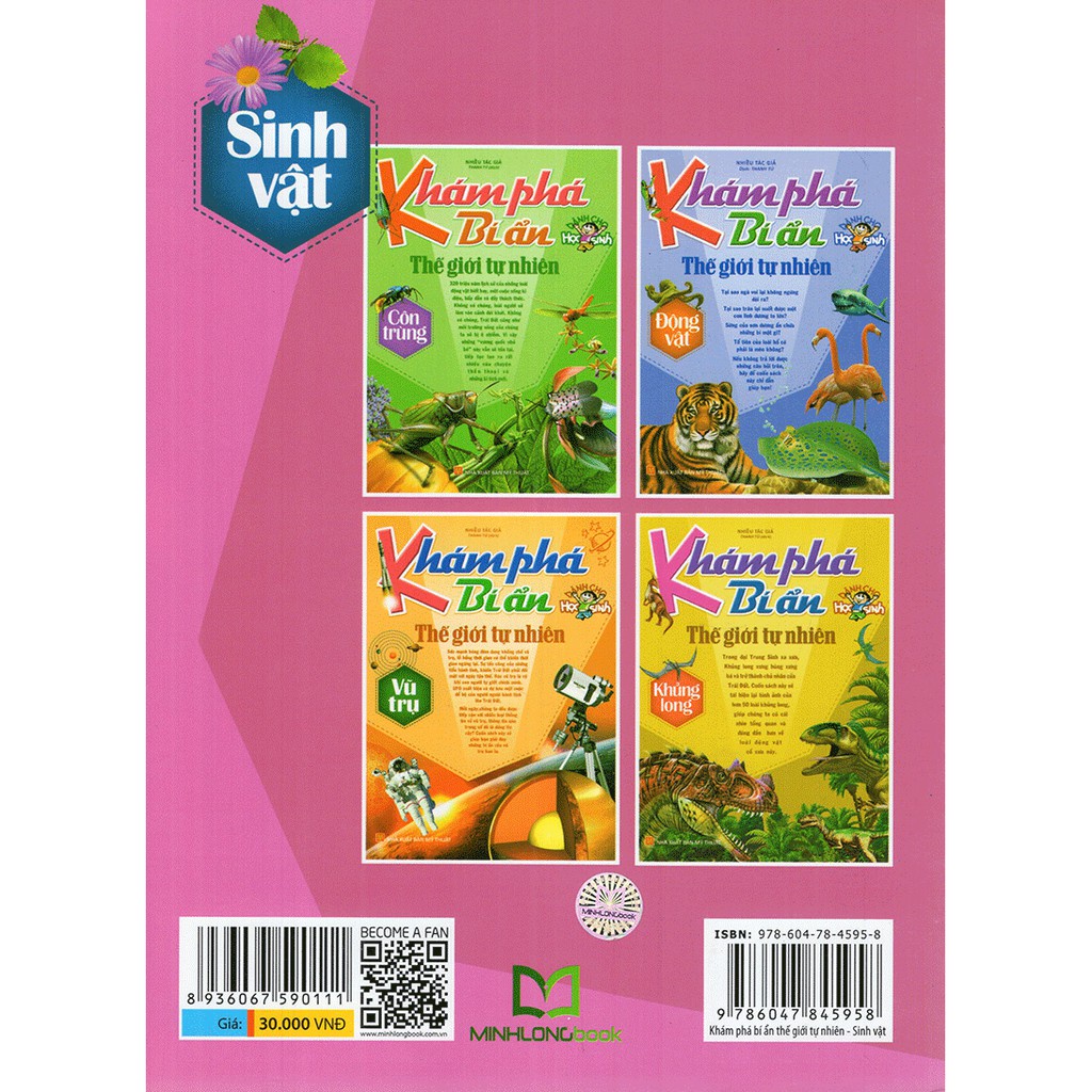 Sách: Khám Phá Bí ẩn Thế Giới Tự Nhiên - Sinh Vật - TSTN