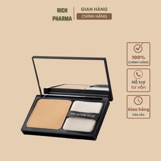 Phấn phủ the nature book vital compact spf30/pa++ kiềm dầu, che phủ tối ưu