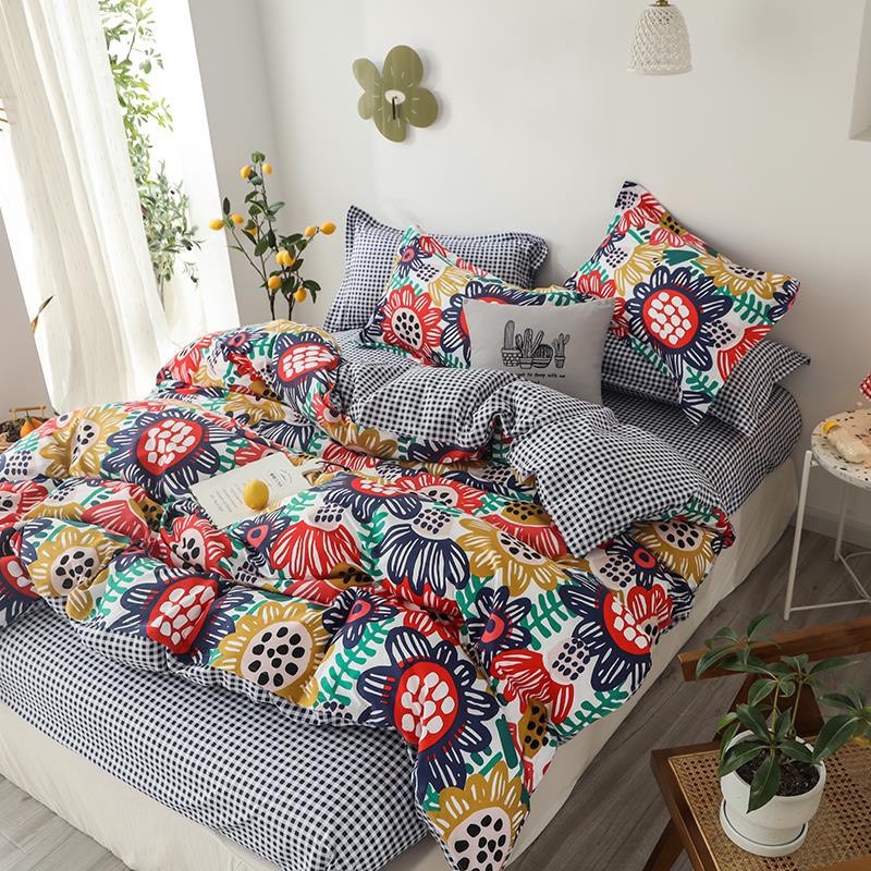 Cotton Poly Nhập Khẩu - Hoa Mặt Trời Đỏ SP001233