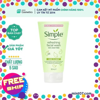 Sữa Rửa Mặt Simple Kind To Skin Refreshing Facial Wash Gel