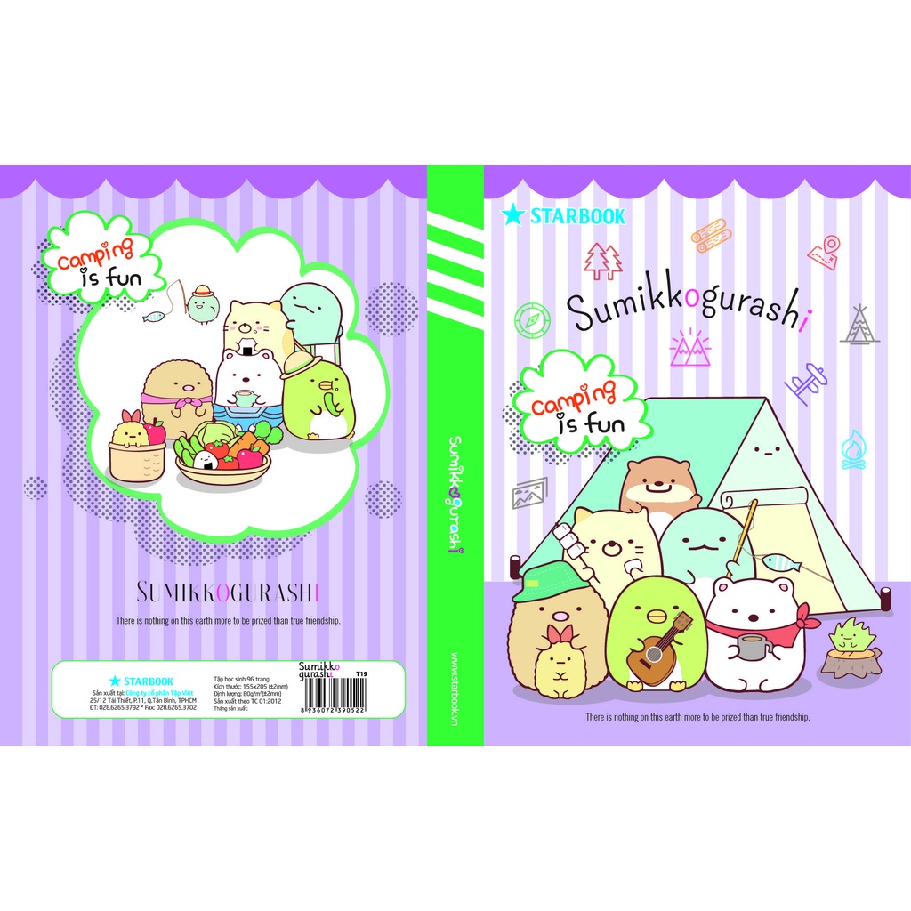 Tập Học Sinh Caro Starbook SUMIKKO GURASHI T70R
