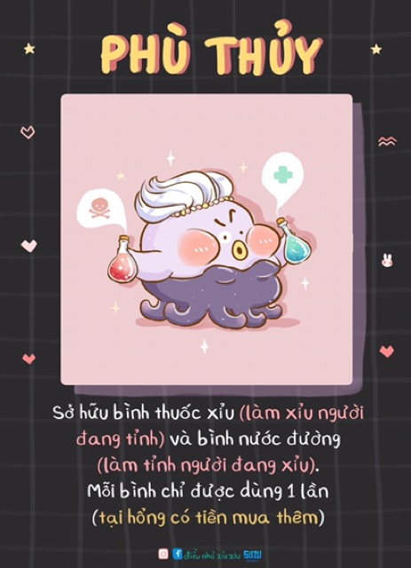 Bộ Ma sói one night phiên bản cute ❤️