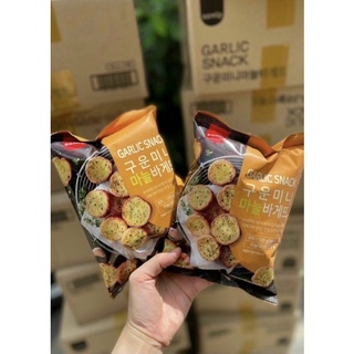 Mbánh mì bơ tỏi garlic snack và pizza snack 120g - hàn quốc