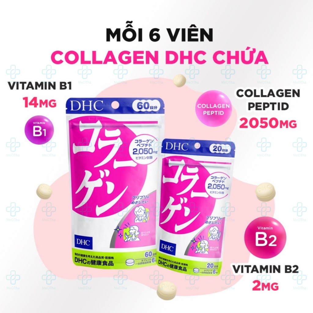 Collagen DHC - Bổ Sung Collagen, Dưỡng Da, Tái Tạo Da Mặt, Chống Lão Hóa (30/90 Ngày)