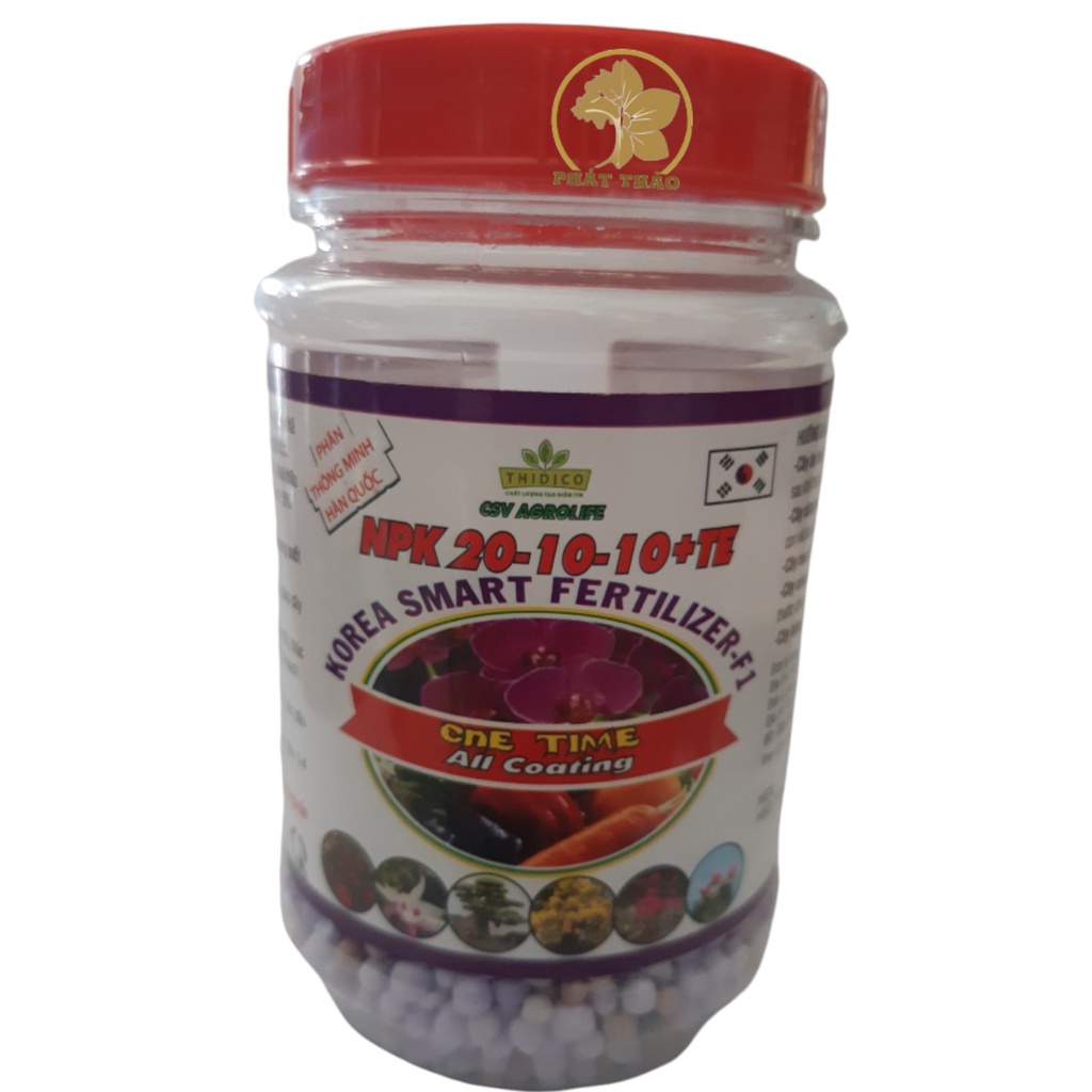 Phân chậm tan Hàn Quốc NPK 20-10-10 + TE dùng cho phong lan và cây cảnh