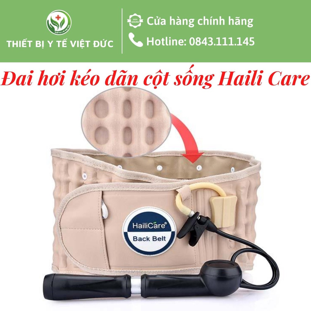 Đai Lưng Dành Cho Người Thoát Vị Đĩa Đệm, Đai Nẹp Lưng, Đai Hơi Cột Sống Hailicare