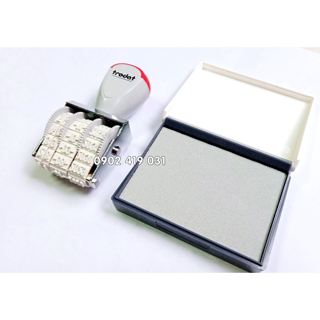 Dấu Ngày Tháng Năm Trodat 1010 + Tampon Shiny SP1