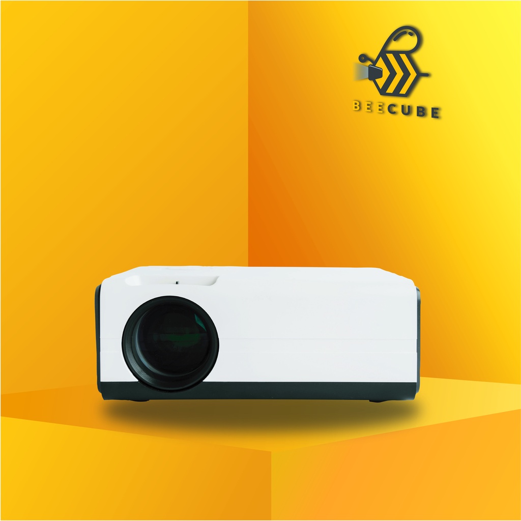 Máy chiếu BeeCube X1 - Độ phân giải HD - Chính Hãng Bảo Hành 12 Tháng - Máy chiếu 4k, chiếu phim, sử dụng cho điện thoại