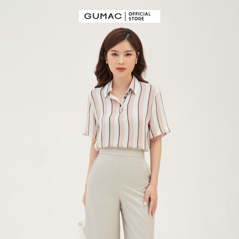 [Mã WABRGU72 giảm 10% tối đa 50k đơn 250k] Quần tây nữ ống rộng cơ bản GUMAC đồ công sở thanh lịch, sang trọng QB306 | BigBuy360 - bigbuy360.vn