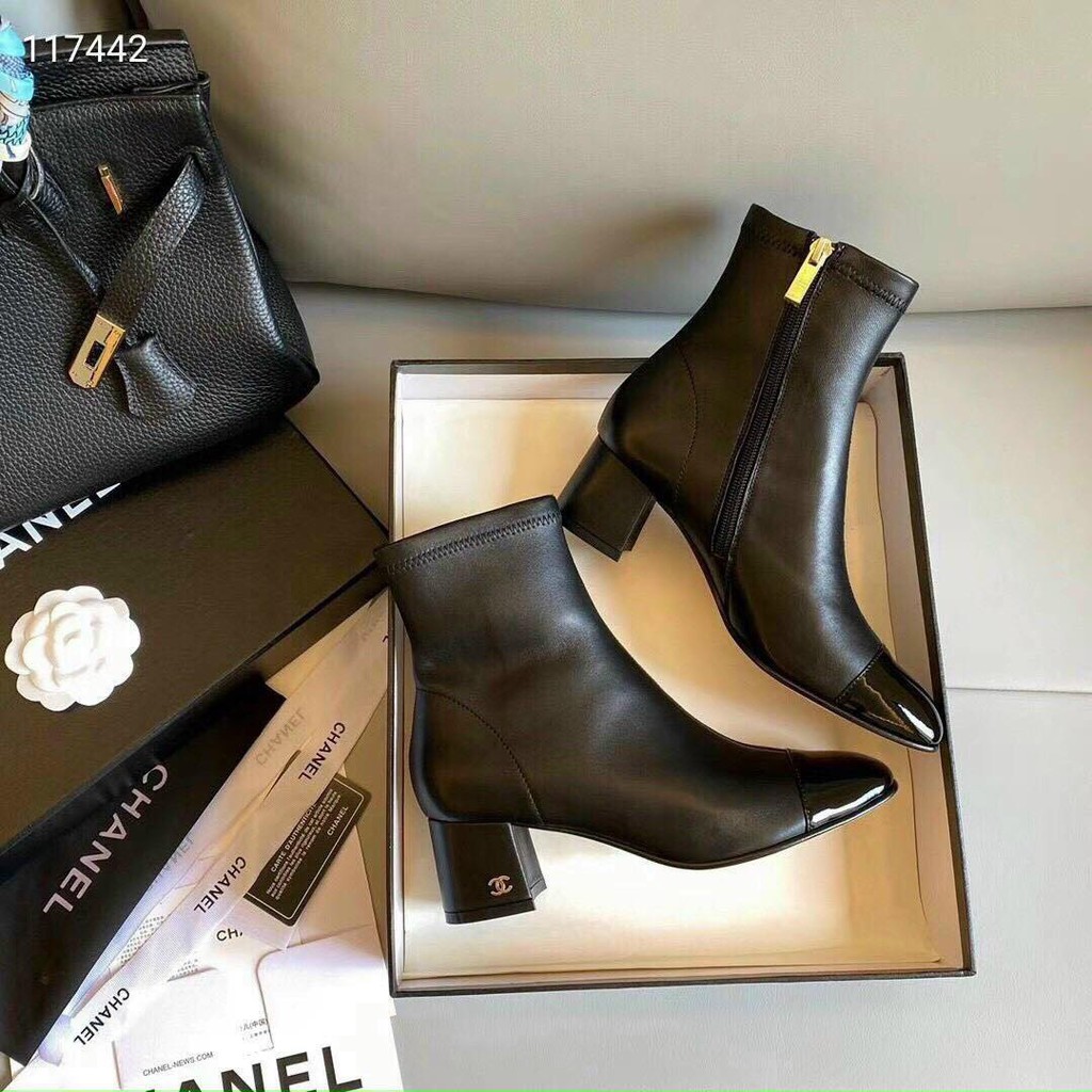 Bốt da nữa công sở siêu hot hàng quảng châu