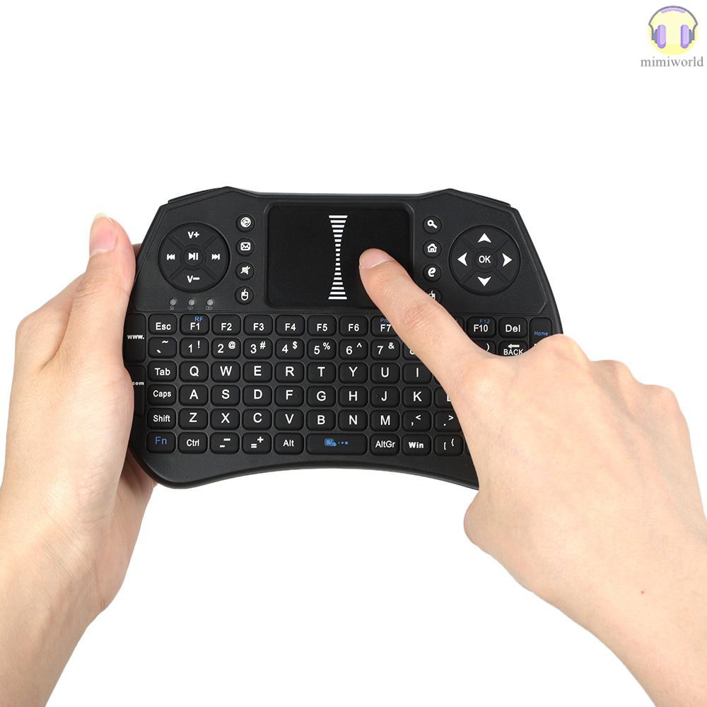 MIWO 2.4GHz Wireless Keyboard Air Mouse Touchpad Handheld Remote Control for Android TV BOX PC Smart TV