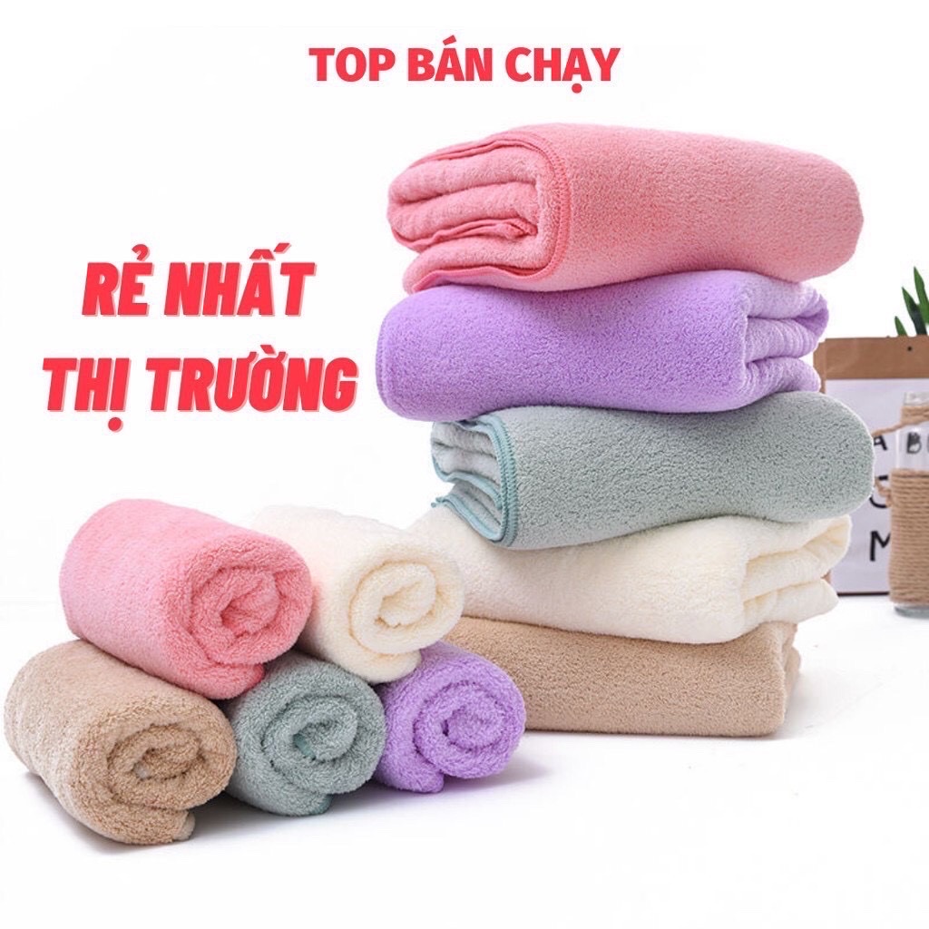 Khăn tắm thấm hút nước tốt, Mềm mịn, Lông cừu cao cấp, KT 60x120cm