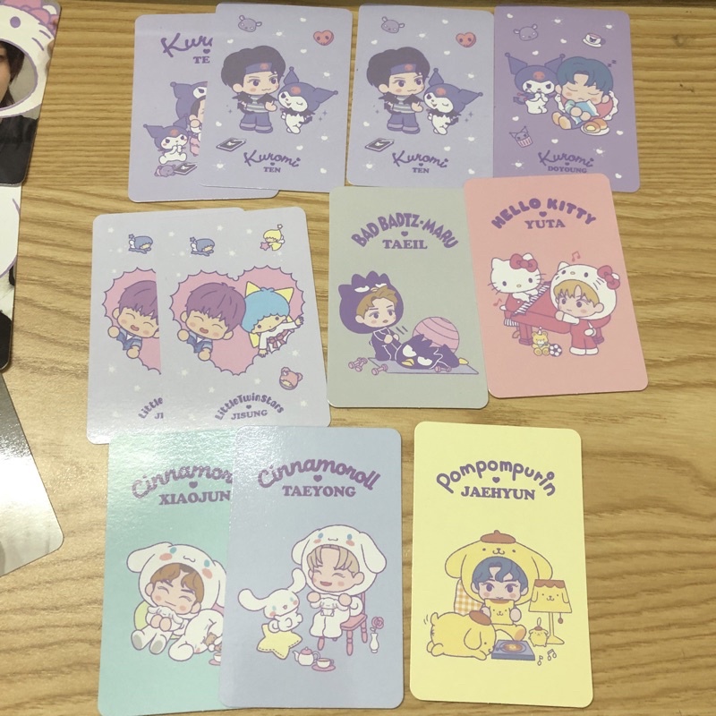 Bộ sưu tập card ảnh sanrio nhóm NCT